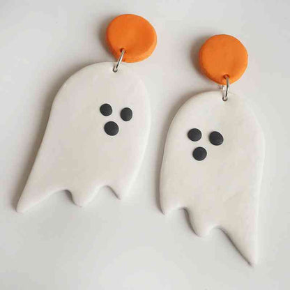 Pendientes colgantes con tema de Halloween