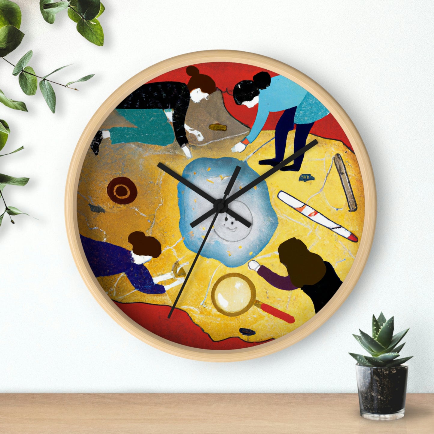 unlocks a portal to a new dimension

The Portal to the Lost World - The Alien Wall Clock