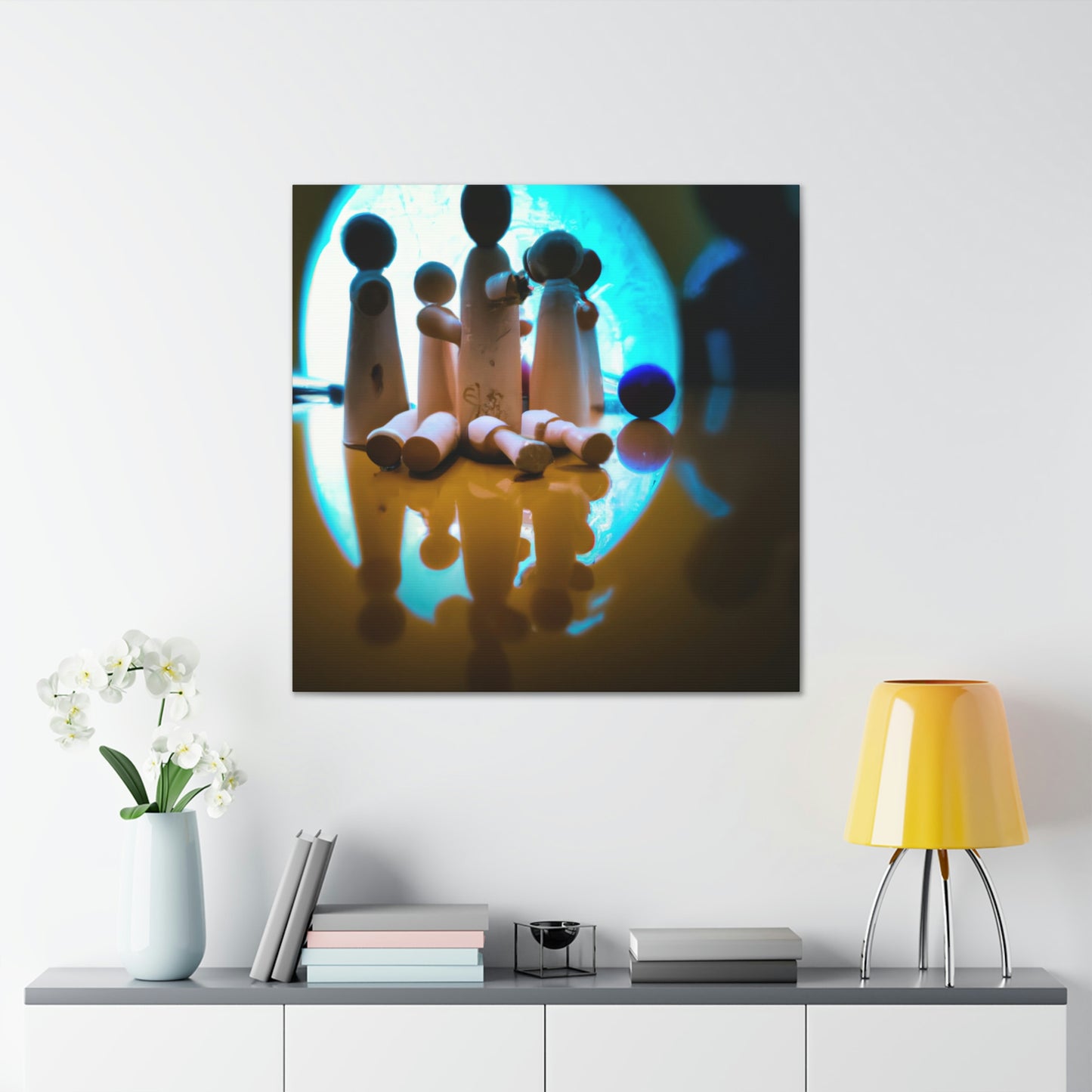 "Family Gathering Rupture" - Canvas