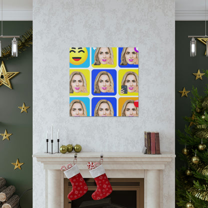 "Emoji-zing a Celebrity: A Pop Art Portrait" - The Alien Canva