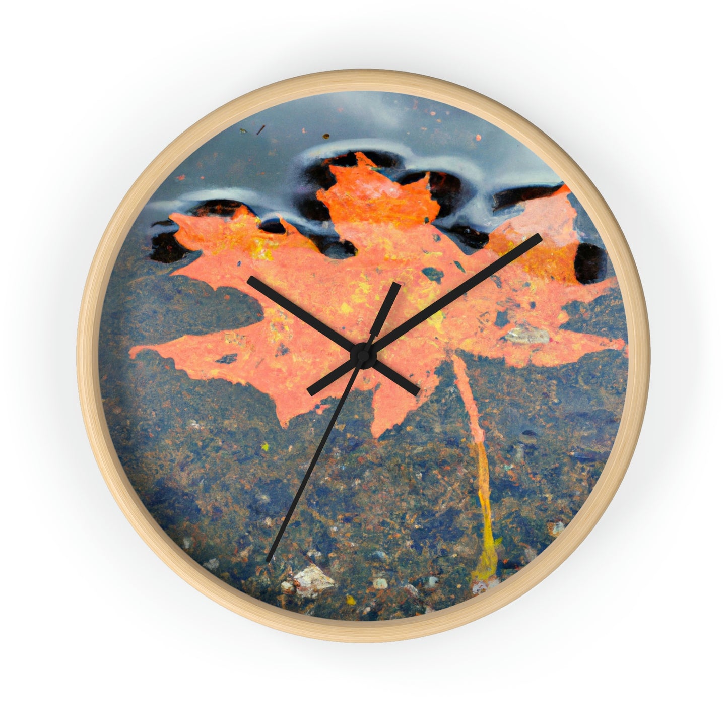 "Reflejos de otoño" - El reloj de pared alienígena