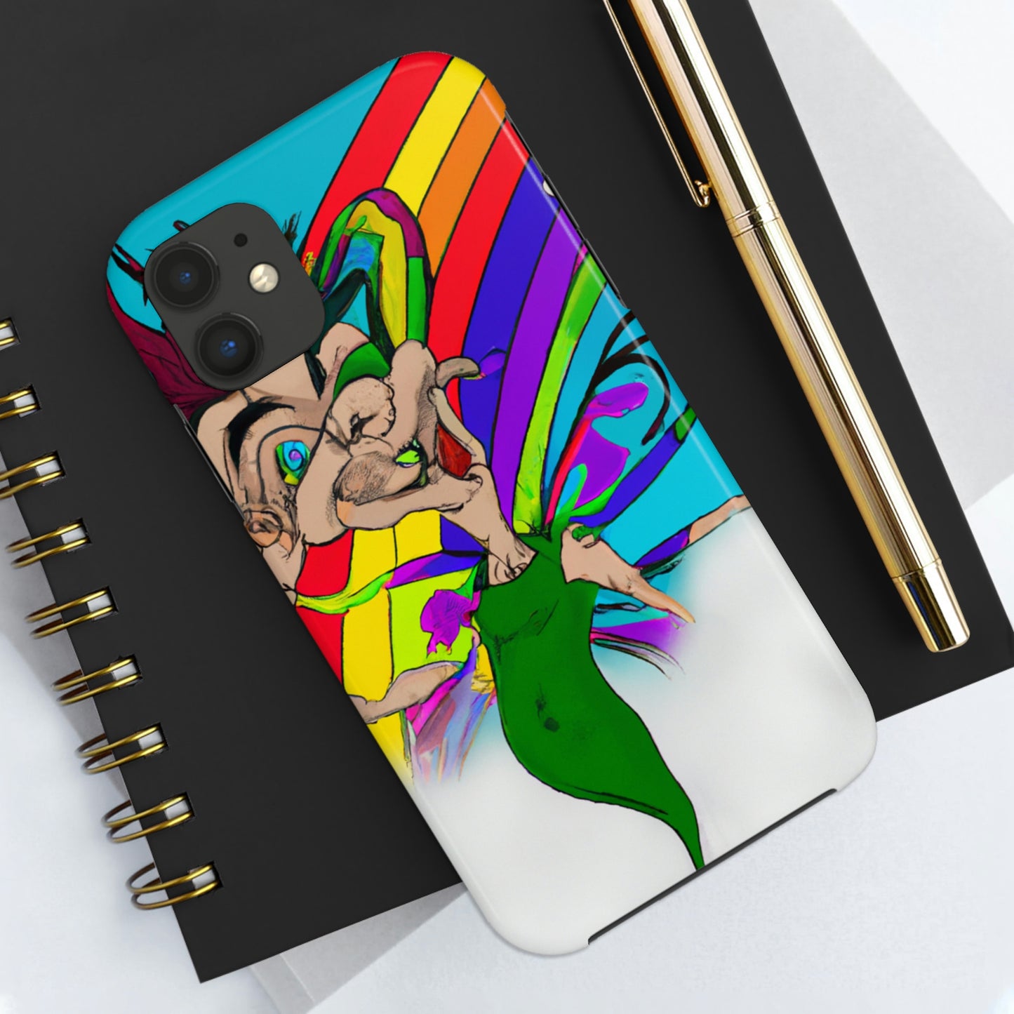 Rainbow Mischief Fairy - The Alien Tough Phone Cases