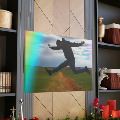 Rainbow Jumper Artist - Canvas