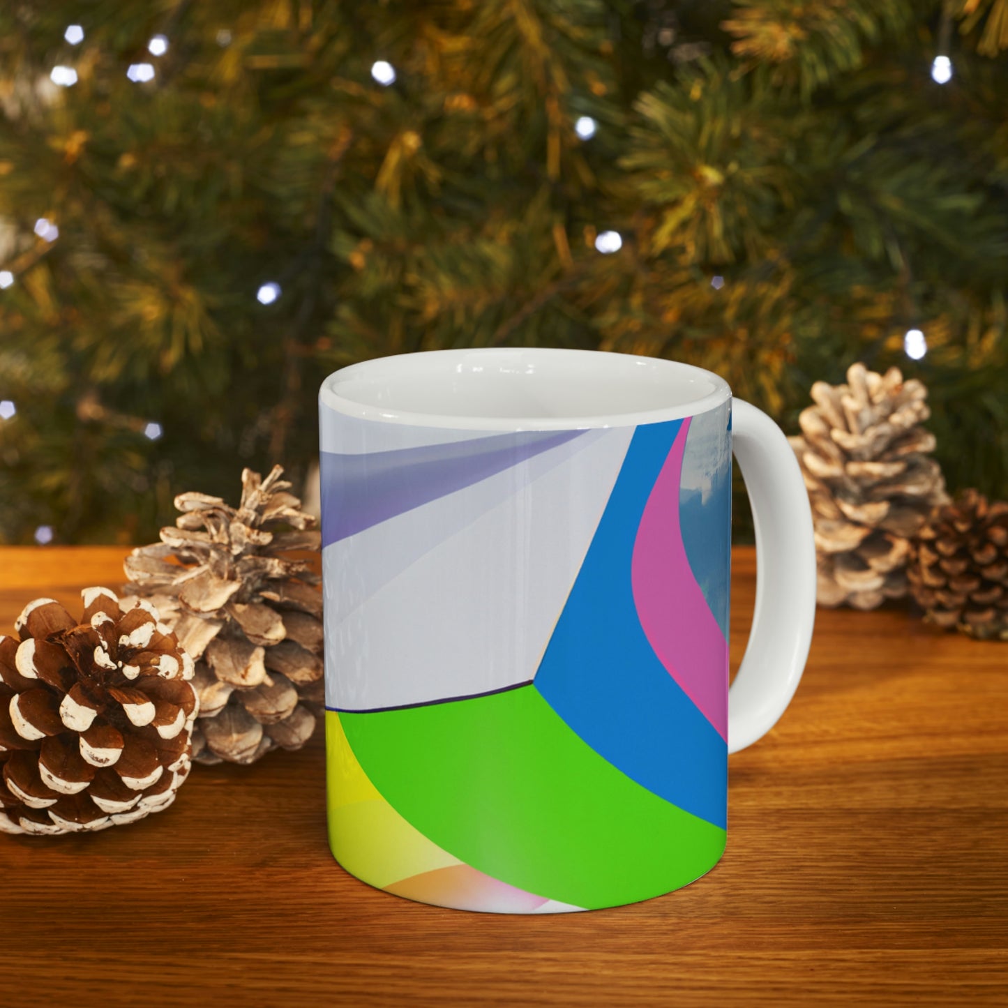 "A Flight of Color" - The Alien Ceramic Mug 11 oz