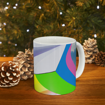 "A Flight of Color" - The Alien Ceramic Mug 11 oz