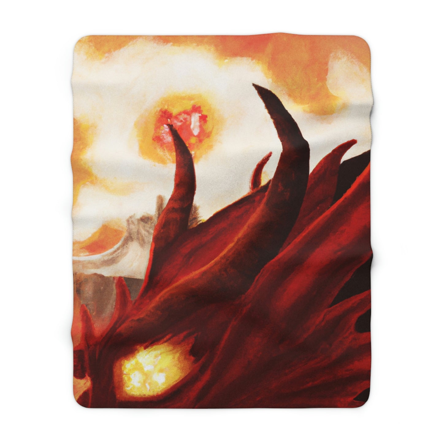 The Crimson Scourge of the Kingdom - The Alien Sherpa Fleece Blanket