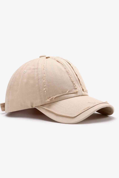 Gorra de béisbol ajustable desgastada