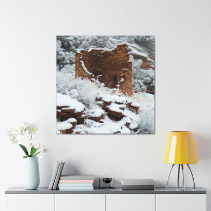 "The Snow-Covered Ruin" - The Alien Canva