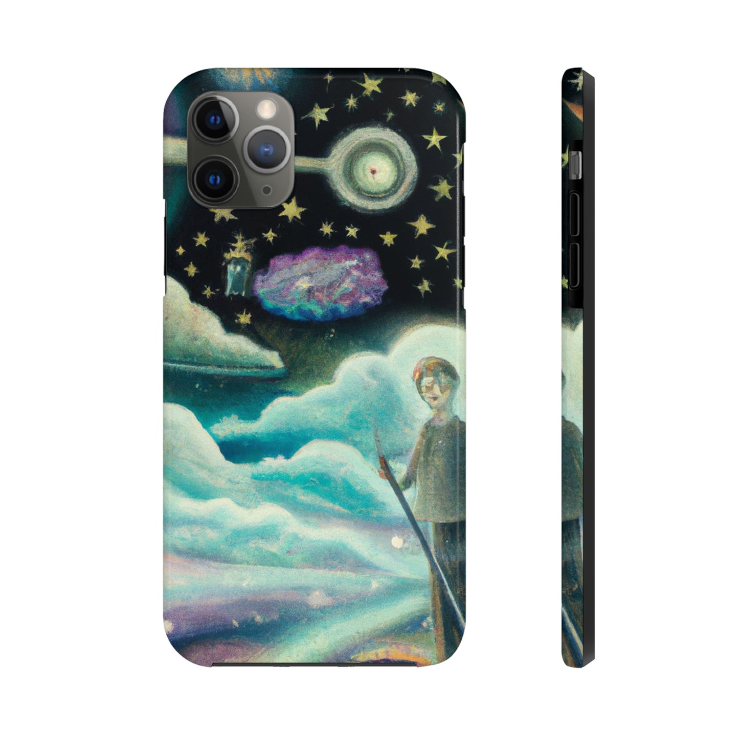 "Ein Meer aus Diamanten in der Nacht" - Die Alien Tough Phone Cases