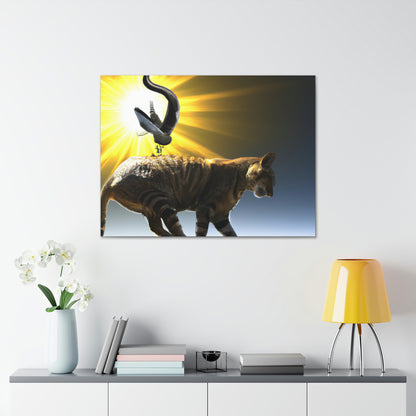 "A Purrfect Sunbeam Moment" - The Alien Canva