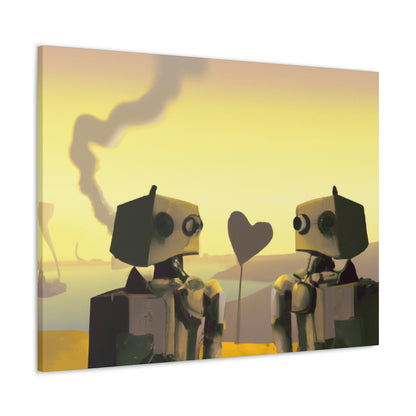 "Robots enamorados: un cuento postapocalíptico" - The Alien Canva