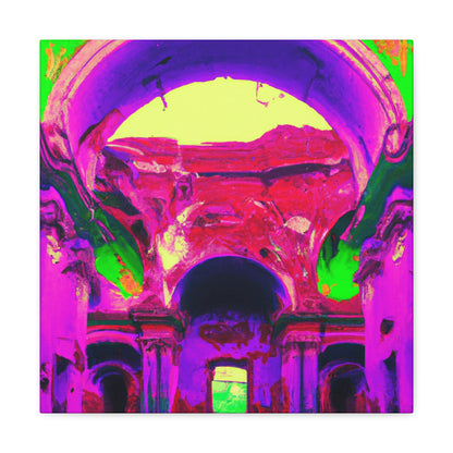 Mystical Madness: Crazy Colors in the Forgotten Cathedral - The Alien Canva