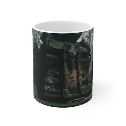 "La reliquia perdida de la jungla" - Taza de cerámica The Alien 11 oz