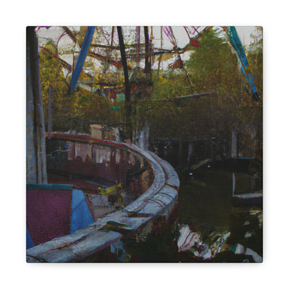 "Lost in the Funhouse: Exploring the Abandoned Amusement Park" - The Alien Canva