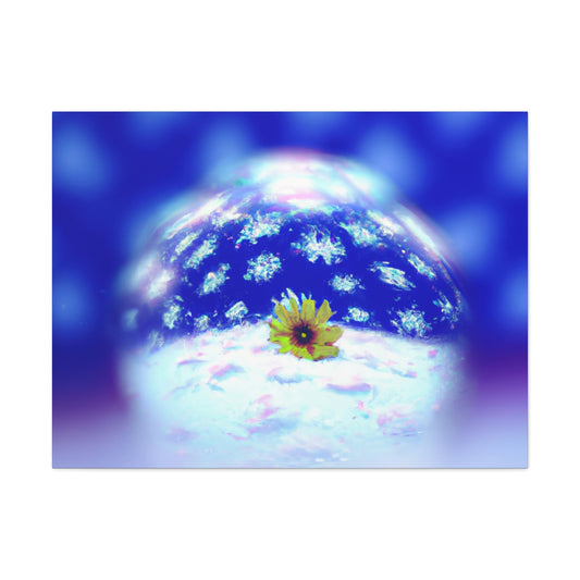 "A Petal in a Winter Wonderland" - The Alien Canva