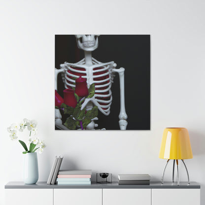 "The Skeletal Romantic" - The Alien Canva