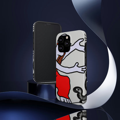 "El gentil abrazo de un monje ciego a un dragoncito perdido" - The Alien Tough Phone Cases