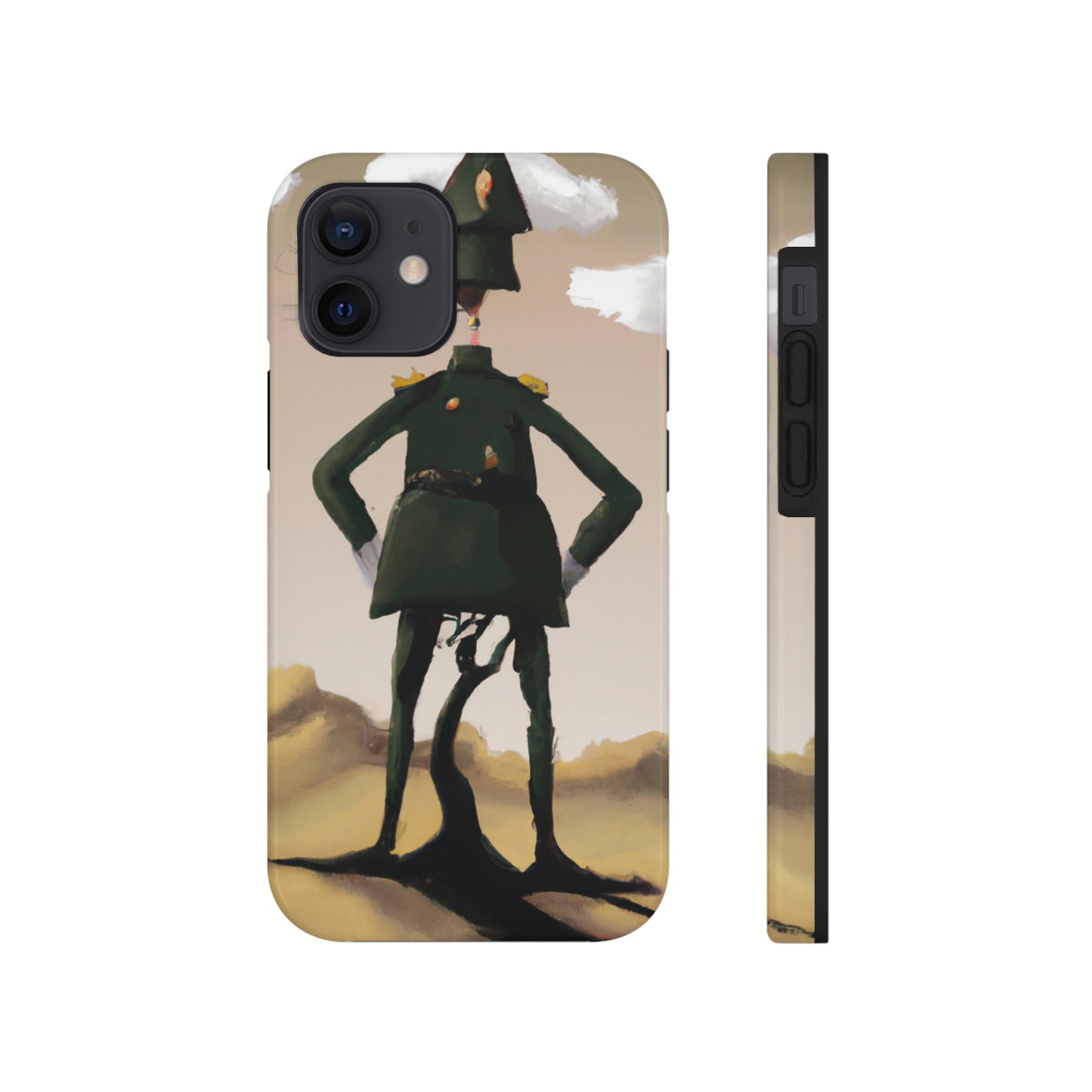 "Courage Against Despair: A Soldier's Triumph" - The Alien Tough Phone Cases