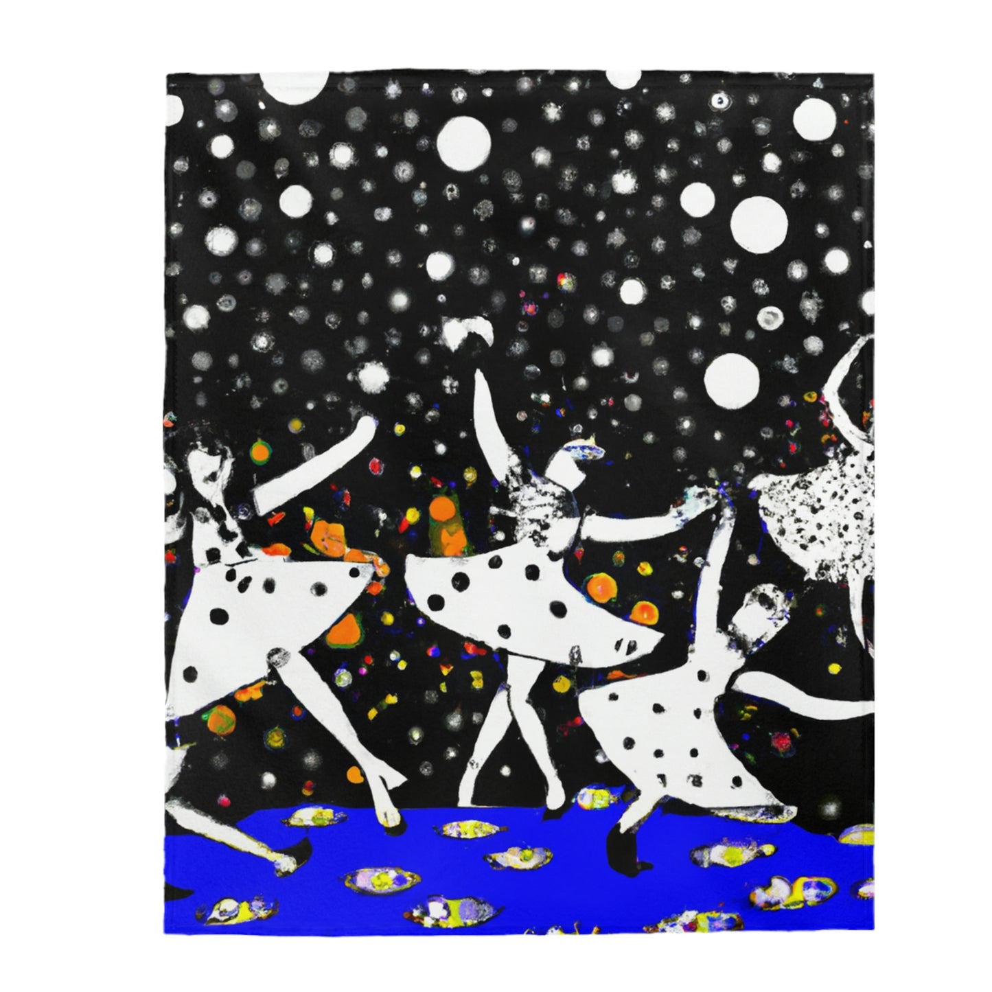 Twinkling Starlight Dance of the Fairies - The Alien Velveteen Plush Blanket