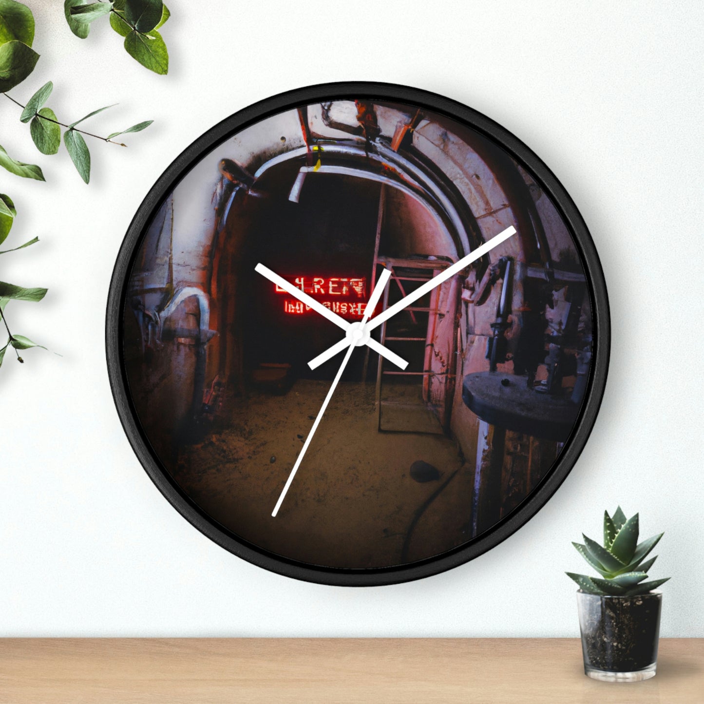 "Escapar de la fortaleza subterránea" - El reloj de pared alienígena