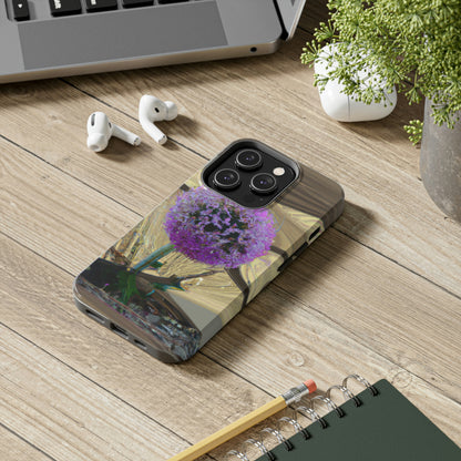 „A Blooming Miracle: Beauty in Chaos“ – The Alien Tough Phone Cases