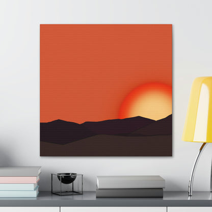 Sunset Artist. - Canvas