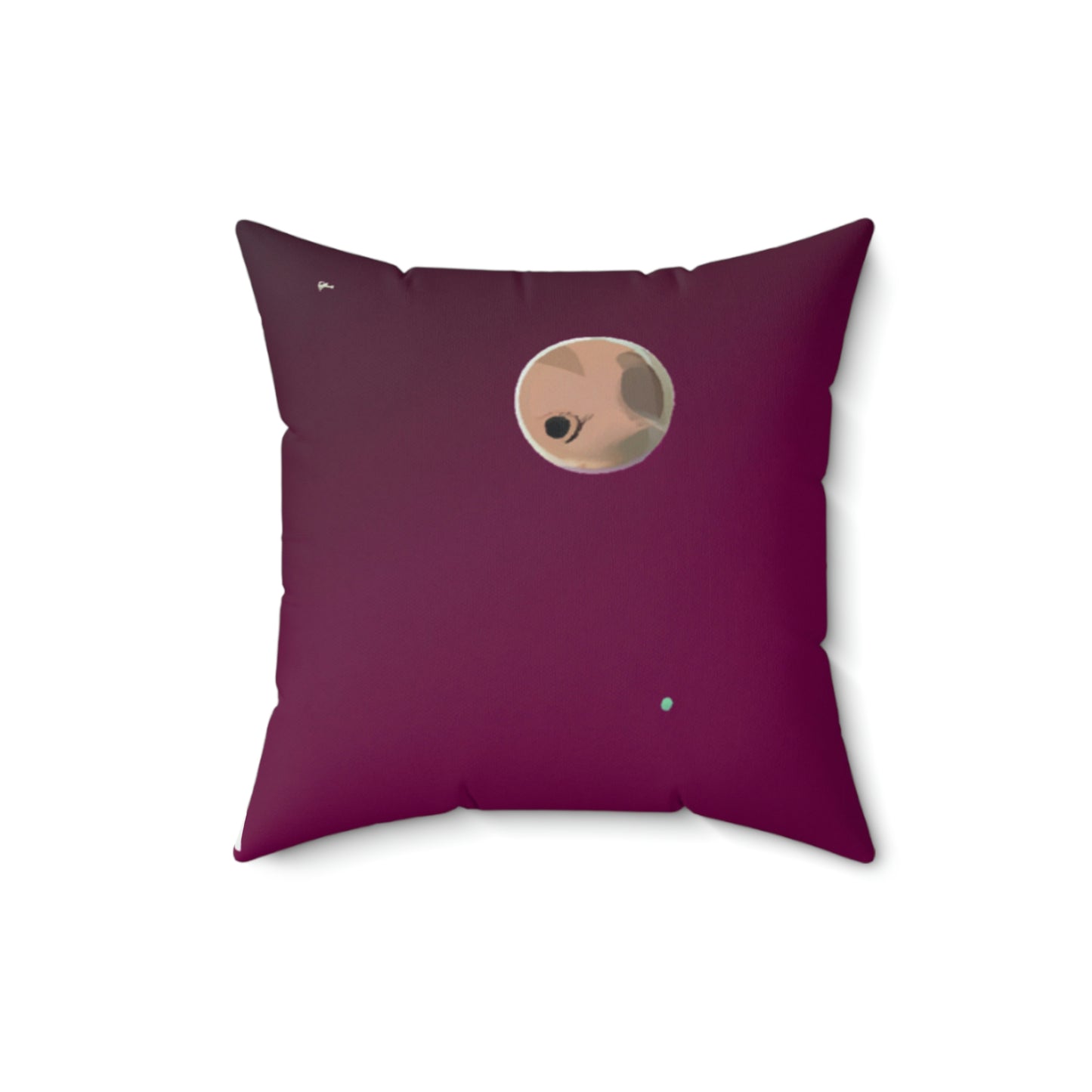 "A Moon Odyssey: Exploring Another World" - The Alien Square Pillow