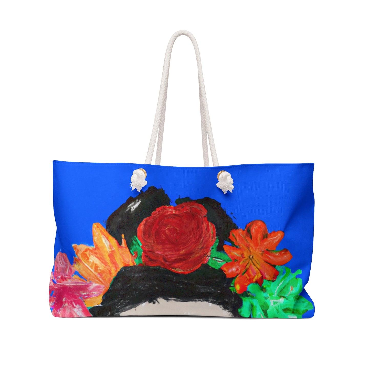 "Fiery Frida: Painting a Mexican Icon with Colorful Culture" - The Alien Weekender Bag