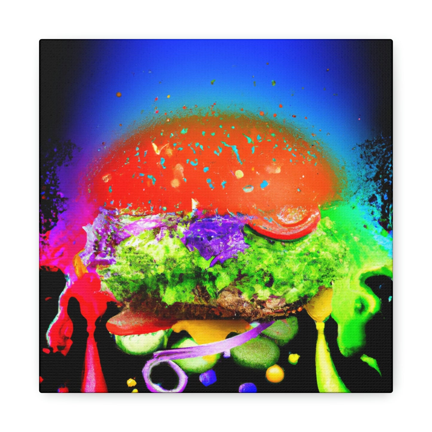 "Burger Rainbow" - The Alien Canva