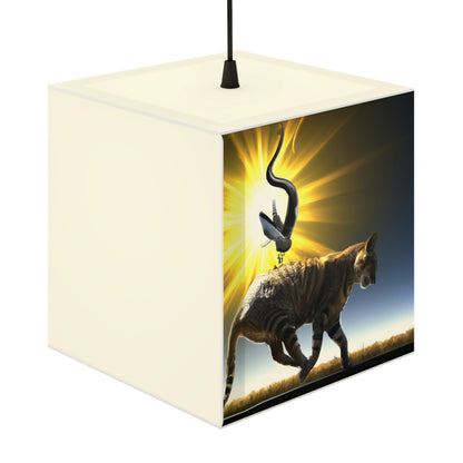 "A Purrfect Sunbeam Moment" - La lámpara Alien Light Cube