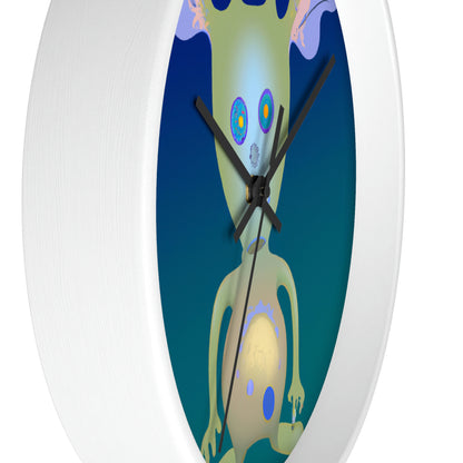 "Creating an Intergalactic Companion: Designing an Alien Pet for Kids" - The Alien Wall Clock