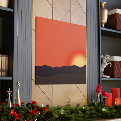 Sunset Artist. - Canvas