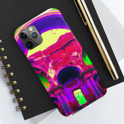 Mystical Madness: Crazy Colors in the Forgotten Cathedral - The Alien Tough Phone Cases