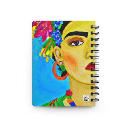 "Feroz y libre: un tributo a las mujeres mexicanas inspirado en Frida Kahlo" - The Alien Spiral Bound Journal