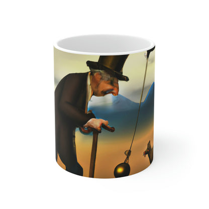 "A Race for Riches: The Challenge of a Lifetime for an Adventuring Elder" - The Alien Ceramic Mug 11 oz