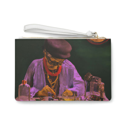 "A Master of Mending: An Elderly Clockmaker Restoring an Antique Timepiece" - The Alien Clutch Bag