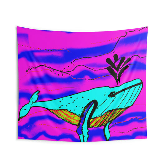 "Glow of the Neon Sea" - The Alien Wall Tapestries