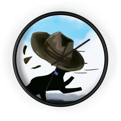 "The Hat Hunter" - The Alien Wall Clock