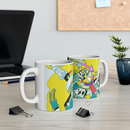 Robotic Rebellion: A Battle for Power. - The Alien Ceramic Mug 11 oz