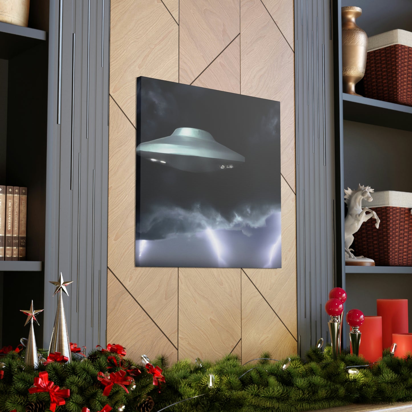 "Stormy Encounter" - The Alien Canva