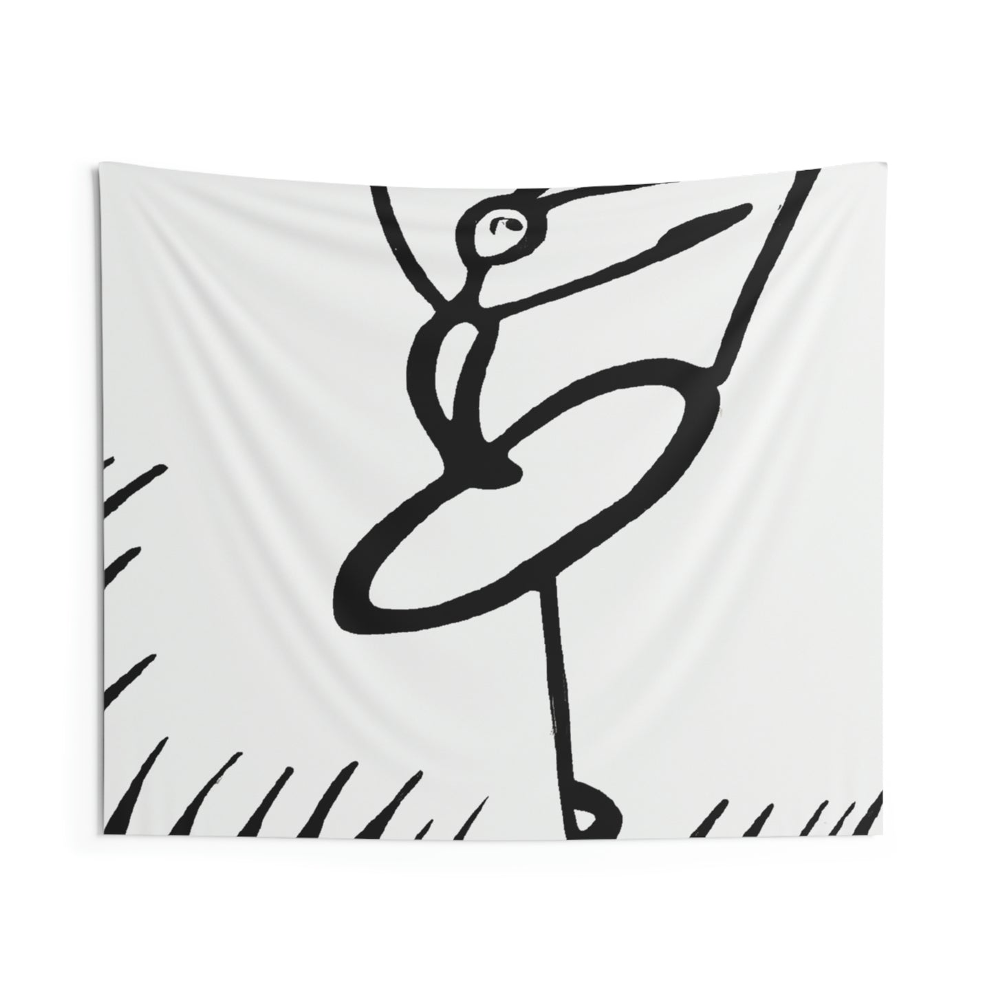 "Ballet on a Blade: A Ballerina's Spin" - The Alien Wall Tapestries