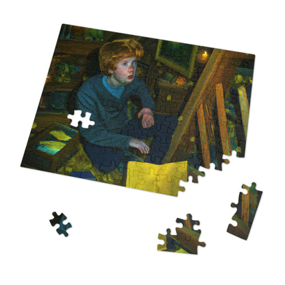 The Attic's Secrets: A Tale of Magic and Redemption - The Alien Jigsaw Puzzle