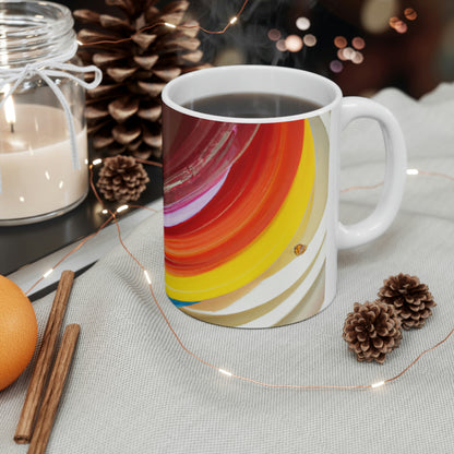 "Autumn Splendor Plates" - The Alien Ceramic Mug 11 oz