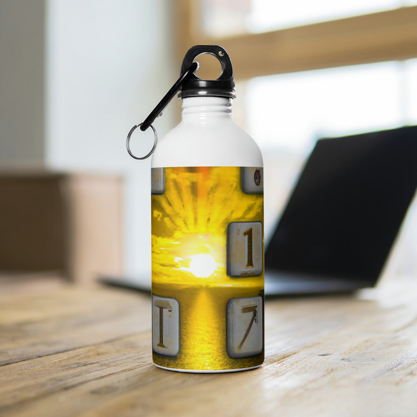 "Illuminated Runescape" - Die Alien-Wasserflasche aus Edelstahl