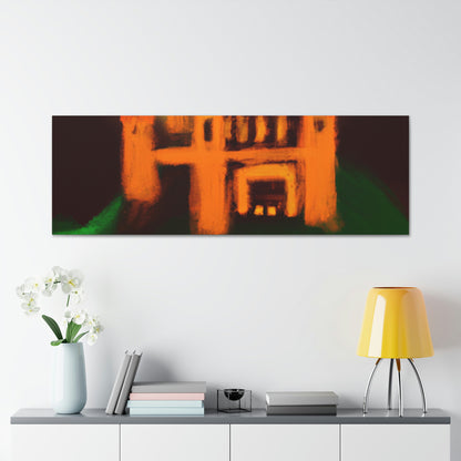 "Mysterious Castle Painting" - The Alien Canva