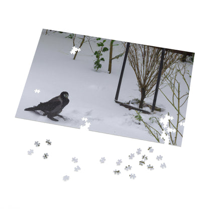 "The Snow Garden of the Wounded Crow" - The Alien Jigsaw Puzzle