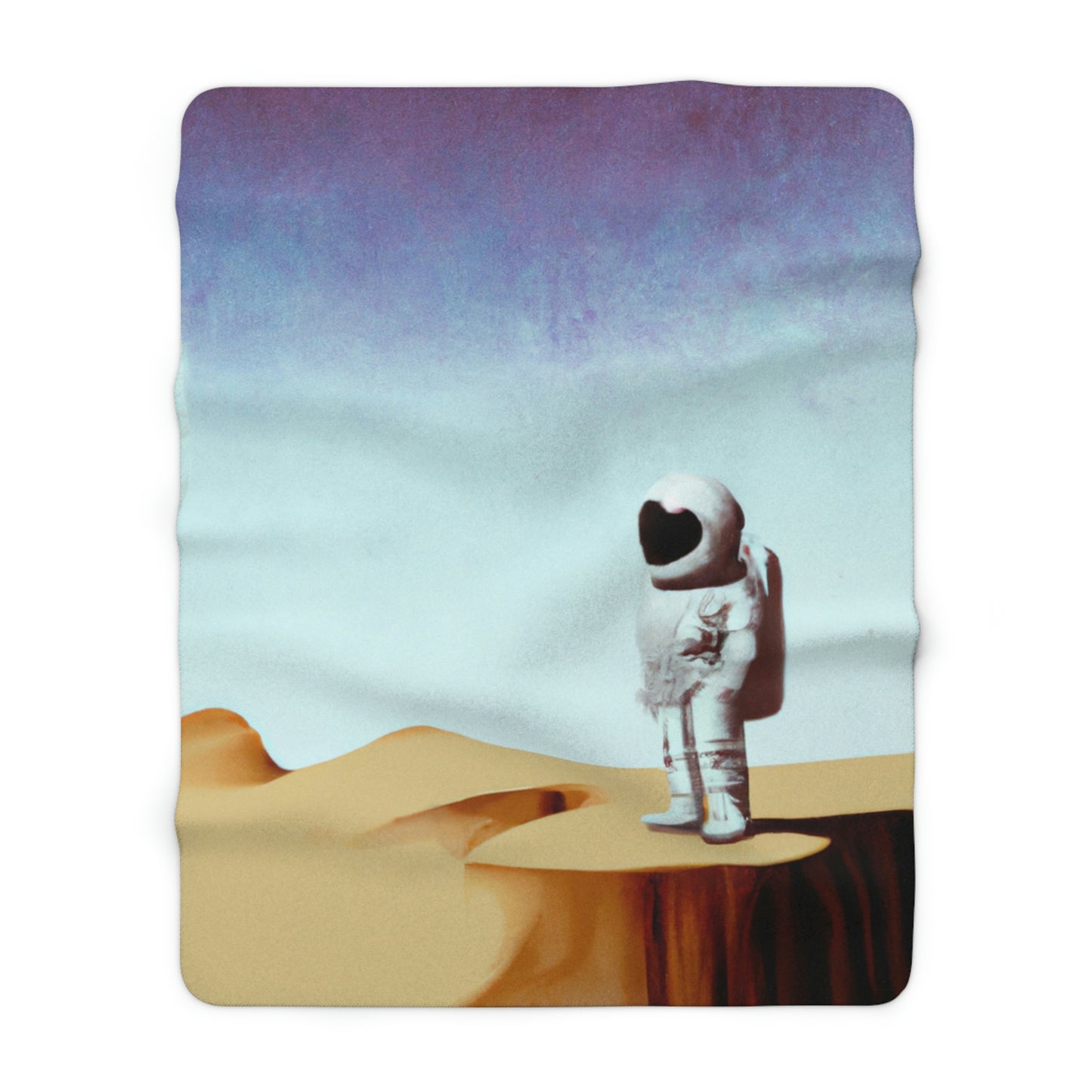 "Alone in an Unknown Galaxy" - The Alien Sherpa Fleece Blanket