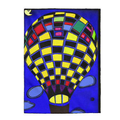 "Enchanted Midnight Flight" - The Alien Velveteen Plush Blanket