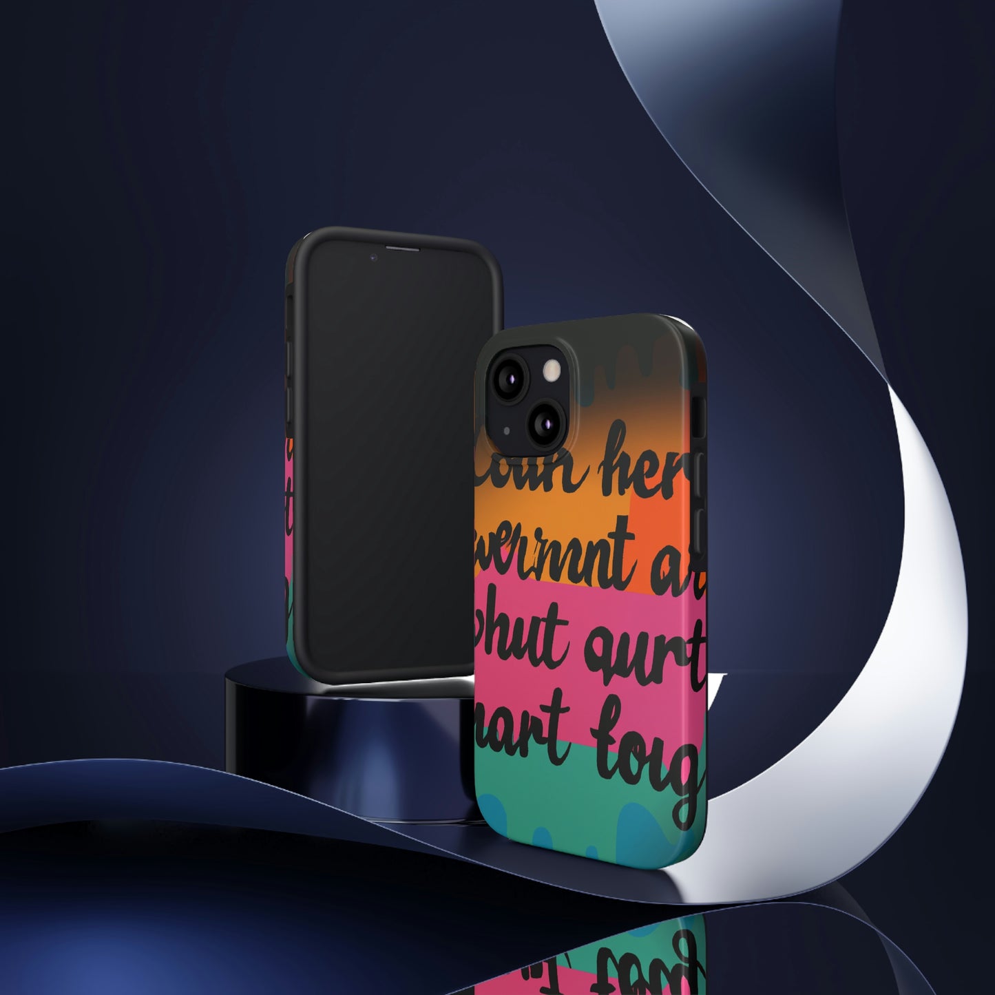 "Brave in the Face of Nightmares" - Die Alien Tough Phone Cases