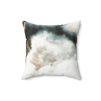 Mystic Castle in the Sky - The Alien Square Pillow